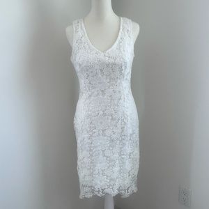 Soieblu White Lace Dress